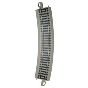 Bachmann HO  Nickel Silver  EZ Track 22" Radius Curve 1 pc. NEW Grey Road Bed