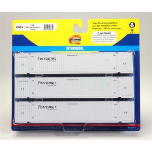 Athearn HO  53' Jindo Containers, Ferromex Intermodal #3 (3)