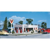 Walthers Cornerstone  Ho  Al's Victory Service Gas Station Walthers Cornerstone #3072