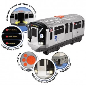 Daron  NYC MTA Battery Subway Car w/Lights & Sound & Working Doors