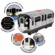 Daron  NYC MTA Battery Subway Car w/Lights & Sound & Working Doors