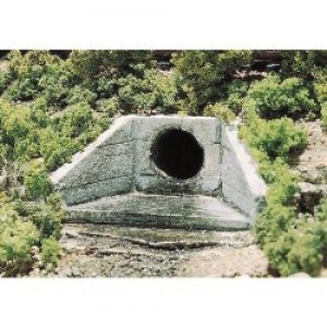 Woodland Scenics C1262 Culvert (Sewer/Drain) Portals - Concrete - Pack Of 2 Woodland Scenics C1262 Culvert (Sewer/Drain) Portals - Concrete - Pack Of 2