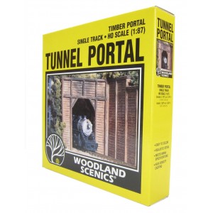 Woodland Scenics  Tunnel Portals - Single track - Timber
