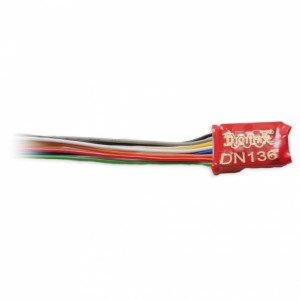 Digitrax #DN136D 1 Amp N / HO Scale Wired Mobile Decoder (Free Installation)