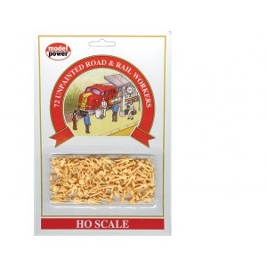 Model Power  Rail & Road Workers pkg(10) Unpainted