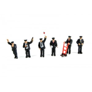 Bachmann Scenecraft : N Scale  Station Staff (6)