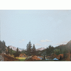 Walthers Tall Timber Background Scenes; 24 x 36"