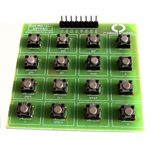 4x4 Matrix 16 Keypad Keyboard Module 16 Button  keypad  x 1 Pc