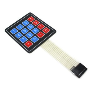 16 Key - 4x4 Matrix - Membrane Type Keypad  x 1 Pc