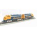 Bachmann  "N" Scale Alaska McKinley Explorer New Train Set WIth Model Power Nickel Silver Oval Of Tracks & Piko Controller 