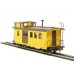 Bachmann Spectrum On30 Wood side door caboose (with lighting) - Painted, unlettered (yellow & black)