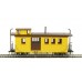 Bachmann Spectrum On30 Wood side door caboose (with lighting) - Painted, unlettered (yellow & black)