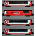 Kato N Alpine "Glacier Express" 4-Car Add-on Set Kato N Alpine "Glacier Express" 4-Car Add-on Set