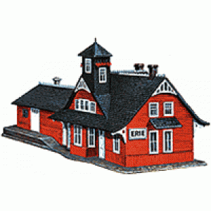 Model Power N  Erie Railroad Station Kit