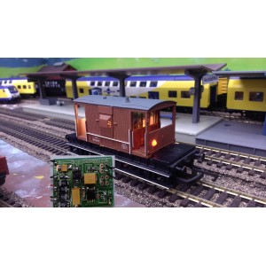 DSM Flashing Red Beacon Light & Interior Lighting Kit for Model Trains, Overhead Tanks & Crossing Gates
