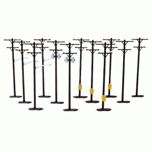 Life-Like HO Scene Master Utility Poles (12) Life-Like HO Scene Master Utility Poles (12)