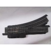 Life-Like Power-Loc Track, Steel, Left Hand Manual Control Switch Package of (1) With road bed