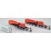 Bachmann Ho Scale 380-TON SCHNABEL TRANSFORMER CAR - RED & BLACK with GRAY LOAD and SILVER TRUCKS