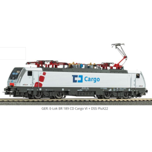 Piko Ho Scale 57969 E-Lok BR 189 CD Cargo VI + DSS PluX22
